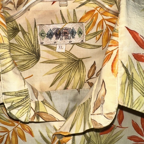 Campia Men's Relaxed Button-Down Resort-Wear Shirt XL - Picture 3 of 9